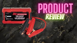 MotoMaster Booster Pack Jump Starter 600 Amp Review [upl. by Khalil]