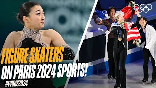 Ahead of Paris2024 Figure Skaters answer which summer sports they would do [upl. by Zachery864]