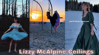 Lizzy McAlpine ceilings TikTok Trend Compilation Sped up [upl. by Consalve]