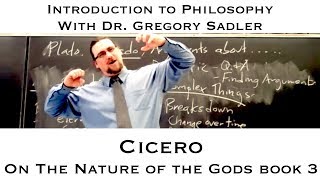 Cicero On the Nature of the Gods book 3  Introduction to Philosophy [upl. by Sharos]