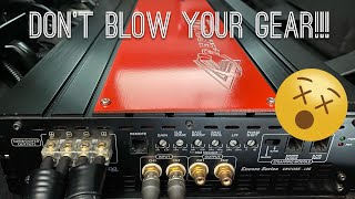 How to setup your amp for beginners Adjust LPF HPF Sub sonic gain amplifier tune dial in [upl. by Aric]