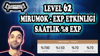 Black Desert  LEVEL 62  Mirumok  Toplam 2 gün  Saatlik 8 exp  Black Desert  Hortkuluk [upl. by Derreg445]