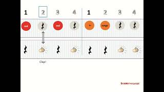 Boomwhackers 2 easy music patterns [upl. by Swetlana]