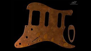 Stratocaster Copper Pickguard HSS [upl. by Llehsim]