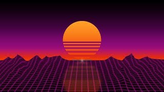 Outrun Sun and Grid Includes PSD Photoshop Tutorial [upl. by Gabriella75]