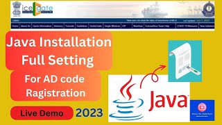 Java settings for DSC at Icegate Portal for AD code registration Java Error PKI Applet not found [upl. by Arelc803]