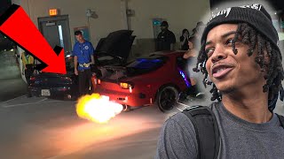 FIRST CAR MEET ALMOST ENDS IN FIGHT PARKING GARAGE TAKEOVER [upl. by Inaleon]