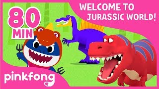 Tyrannosaurus Rex and more  Dinosaur Songs amp Stories  Compilation  Pinkfong Songs for Children [upl. by Ienttirb]