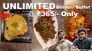 Unlimited Biriyani Buffet In Behala  Kolkata  Barbeques Kitchen  1st Vlog  Nomadic Duoz [upl. by Leta14]