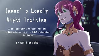 Jaunes Lonely Night Training Animatic AniChall rwby [upl. by Anwahsal]