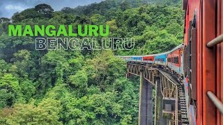 Scintillating Mangalore to Bangalore train journey on the SakleshpurSubrahmanya lineghat section [upl. by Pretrice]