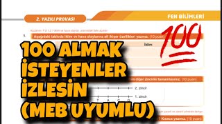 8Sınıf Fen Bilimleri 1Dönem 2Yazılı [upl. by Dragone308]