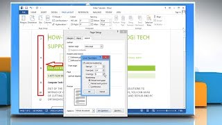 How to use the Line Numbers features in Microsoft Word 2013 [upl. by Sigismond]