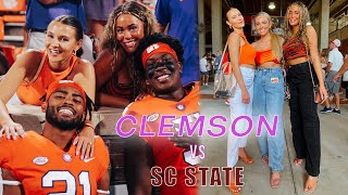 GAME DAY VLOG  Clemson v SC State [upl. by Downs935]