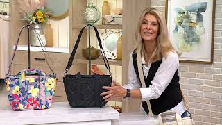 Lug Matte Luxe Crossbody with Tote Handles  Dory Medium on QVC [upl. by Alehcim178]