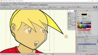 Bitmap  Converting Bitmap Characters to Vector Characters in Anime Studio Pro 11 [upl. by Lamarre]