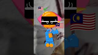 good morning Malaysia 🇲🇾 emojicat malaysia flags funny [upl. by Aneelahs727]