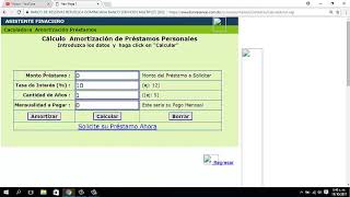 COMO CALCULAR LAS CUOTAS DE UN PRESTAMO BANCO BANRESERVAS FACIL [upl. by Assenay160]