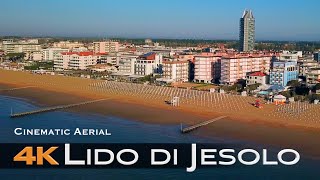 LIDO DI JESOLO 🇮🇹 4K Drone Aerial 2024 Venice Italy [upl. by Ced]