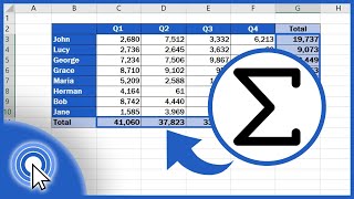 How to Sum a Column in Excel [upl. by Leira207]