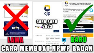 CARA MEMBUAT NPWP BADAN UNTUK LEMBAGA YAYASAN PT CV DAN TEMPAT USAHA TAHUN 2023 [upl. by Arretnahs]