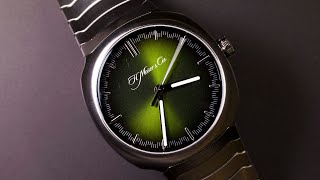 Unboxing the H Moser amp Cie Streamliner Centre Seconds Matrix with Green Fumé Dial 40mm 62001200 [upl. by Leibman]