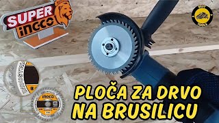 INGCO TSB111555 REZNA PLOČA ZA DRVO NA BRUSILICU TEST RECENZIJA 4K [upl. by Ettenajna]