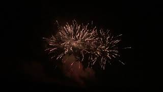 WEDDING FIREWORKS DISPLAY Stratus Vineyards July 2018 [upl. by Ahtibbat207]