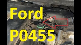 Causes and Fixes Ford P0455 Code Evaporative Emission Control System Leak Detected Gross Leak [upl. by Philcox]