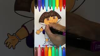 Dora lesploratrice Disegno  Colori e Disegni per Bambini  Dora disegno [upl. by Martres856]