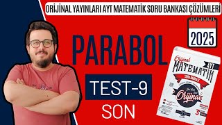 PARABOL TEST9 ORİJİNAL AYT MATEMATİK SORU BANKASII yks2025 aytmatematik [upl. by Kester]