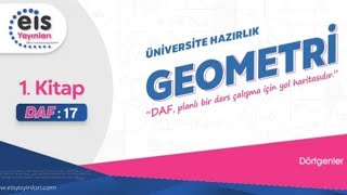 EİS Yayınları MAVİ SET Dörtgenler TEST Çözümü DAF17 [upl. by Babbie]