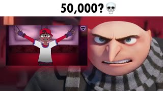 gru sees 50k verbalase animation [upl. by Edveh547]