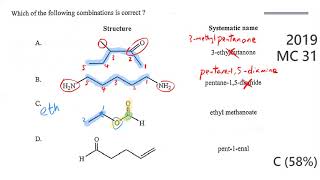 DSE CHEM 2019 MC 31 [upl. by Hamish]