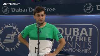 Aslan Karatsev  PostMatch Interview  Final  2021 Dubai Duty Free Tennis Championships [upl. by Adohr]