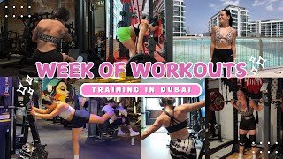 Powerlifting in DUBAI  WEEK OF WORKOUTS [upl. by Harlene]