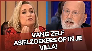 Timmermans AANGEPAKT op TV Vang zelf ASIELZOEKERS op in je VILLA [upl. by Aynnek281]