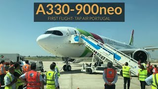 Airbus A330900neo TAP Air Portugal  PRIMEIRO VOO ToulouseLisboa [upl. by Ayatnahs]