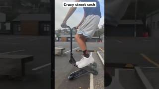 Crazy street sesh streetscooter street crazysesh scootering shorts [upl. by Gilligan376]