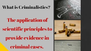 Criminalistics vs Forensic Science [upl. by Eniarral689]