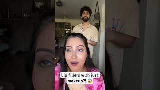 How to make your lips look bigger with makeup ft shibanibedi [upl. by Siobhan]