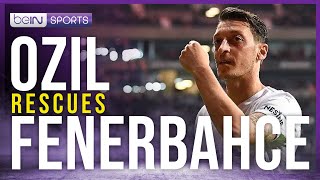 Ozil rescues a point for Fenerbahce [upl. by Akerdna740]