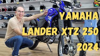 Lançamento Yamaha Lander XTZ 250 2024 [upl. by Trixi946]