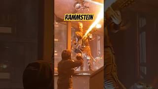 RAMMSTEIN LIVE IN CONCERT 2024 GUITAR FLAMETHROWER 🔥 shorts rammstein flamethrower [upl. by Humpage]