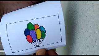 Flip book animation  Happy birthday [upl. by Attenat]