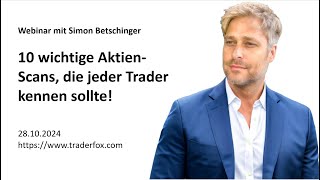 10 wichtige Aktienscans die jeder Trader kennen sollte [upl. by Mialliw]