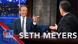 Seth Meyers Reveals How Strike Force Five Surprised Stephen Colbert On His 60th Birthday [upl. by Westney928]