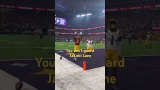 YOU CANT GUARD JAKOBI LANE uscfootball collegefootball football usc [upl. by Ahsinert]