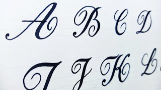 Fancy letters  How to write stylish capital alphabets a to z  Using marker 605 [upl. by Licht]