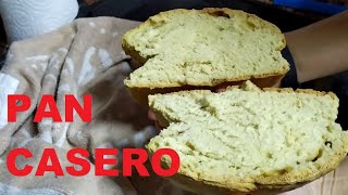 PAN CASERO con LEVADURA en POLVO con mi ayudante PANADERO PROFESIONAL HAKAN  receta facil y rapida [upl. by Gnilrets]